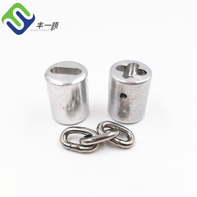 Łącznik do liny do wspinaczki na plac zabaw 16 mm Aluminiowe klamry do lin 6063
