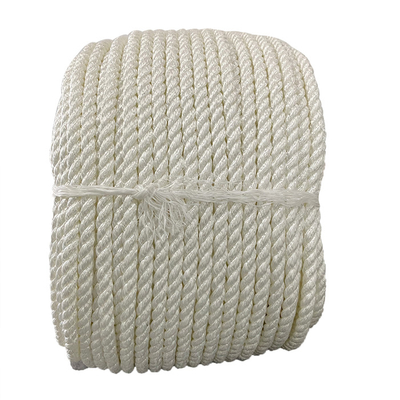 Wielokolorowe 3 pręty skręcone 4mm-60mm Nylon mooring rope 1/4&quot;-2&quot; Polyamide Boat Sailing Rope