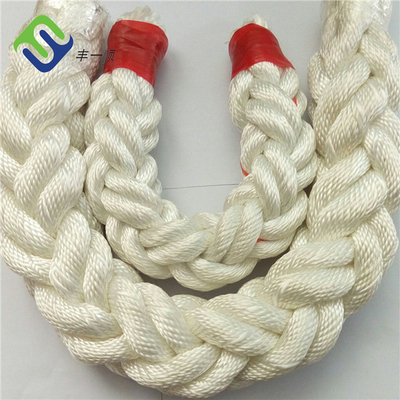 80mmx220m Nylon Polyamide Włóczone liny z spliced pętli na każdym końcu